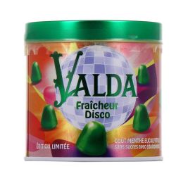 Valda Fraîcheur Disco Pastilles sans sucres goût menthe eucalyptus 160g