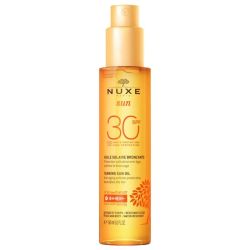 Sun Huile Solaire Bronzante Visage et Corps SPF30 150 ml