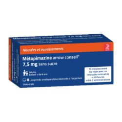 Metopimazine 7.5mg 8 comprimés orodispersibles