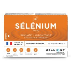 Granions Sélénium oligoéléments 30 ampoules buvables