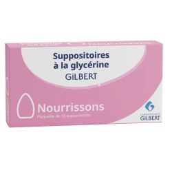 Gilbert Suppositoire glycérine nourrisson10 suppositoires