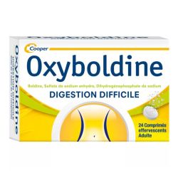 Cooper Oxyboldine digestion difficile 24 comprimés