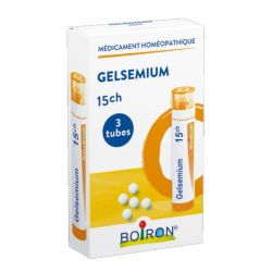 Boiron Gelsemium 15CH granulés 3 tubes