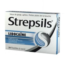 Strepsils lidocaïne 24 pastilles à sucer