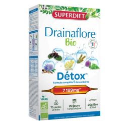 Superdiet Drainaflore Bio 20 ampoules