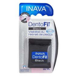 Inava dentofil black fil fin cire dentaire 50ml