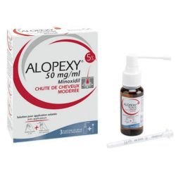 Alopexy 5 % Minoxidil chute de cheveux homme 3 x 60ml