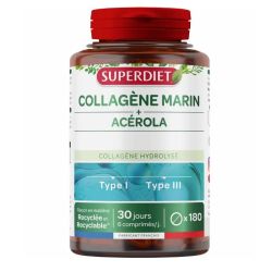 Superdiet Collagène Marin + Acérola 180 comprimés