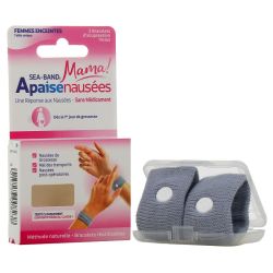 Sea-Band Bracelet Anti-Nausées couleur Gris