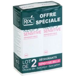 Roc Roc Keops Sensitive déodorant à bille 48h 2 x 30 ml