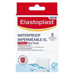 Elastoplast pansements Waterproof XL 5 pansements 6 x 7 cm