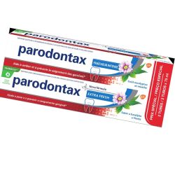 Parodontax dentifrice fraîcheur intense lot 2x75ml