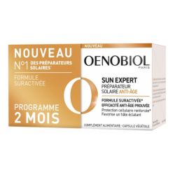 Oenobiol Sun Expert préparateur solaire anti-âge 2x30 capsules