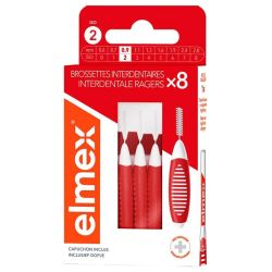 Elmex 8 Brossettes Interdentaires - Taille : 0,9 mm
