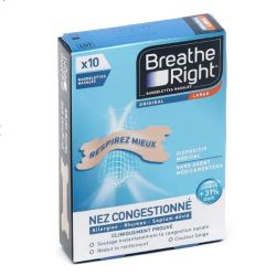 Breathe Right bandelettes nasales Original 30 bandelettes nasales