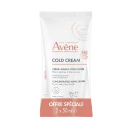 Cold Cream Crème Mains Concentrée 2x50ml