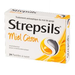 Strepsils miel citron 24 pastilles à sucer