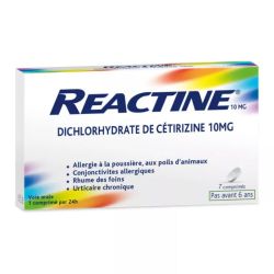 Reactine Allergie x 7 comprimés