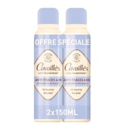 Cavaillès Absorb+ 48h déodorant spray anti transpirant 2x150ml