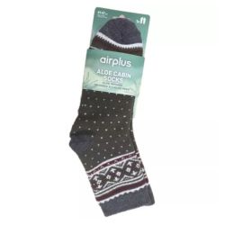 AirPlus Aloe Cabin Chaussettes Hydratantes Coloris Kaki Pointure 41-47