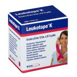 Leukotape® K Rose bande adhésive 5 cm x 5m