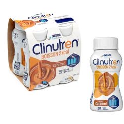 Clinutren HP/HC+ boisson 2kcal saveur caramel 4 x 200 ml