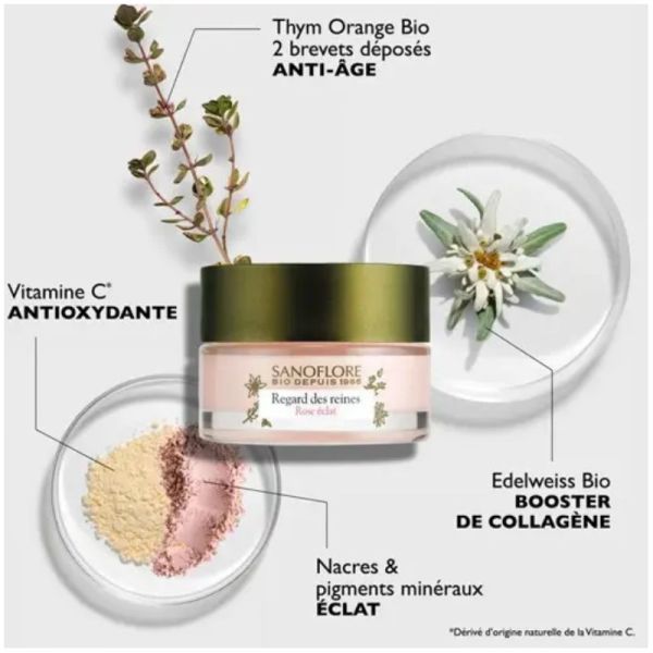 Sanoflore Reine Regard bio soin yeux révélateur15ml