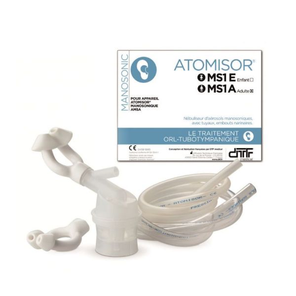 Atomisor MS1 A Nébuliseur Manosonique Adulte + Embouts