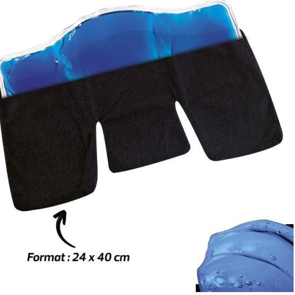Actipoche coussin thermique chaud froid cervicales trapèzes 22 x 40 cm