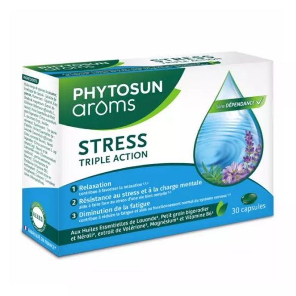Phytosun Arôms Stress Triple Action 30 Capsules