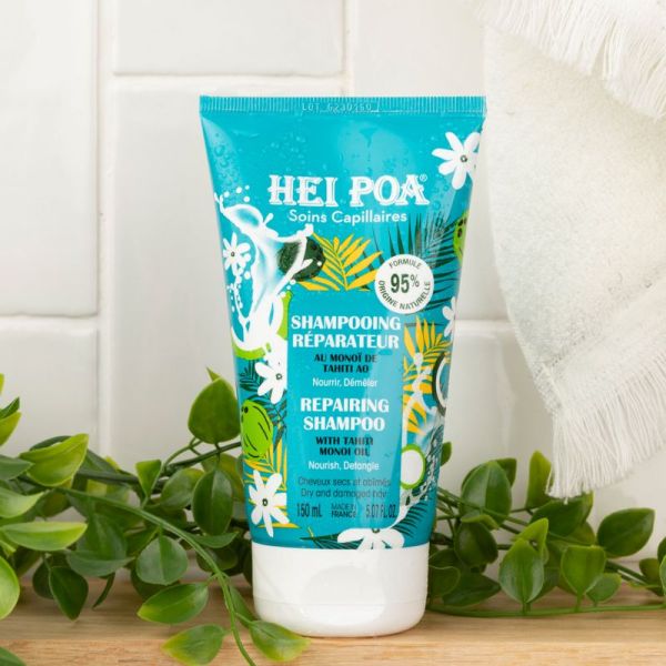 Hei Poa shampooing réparateur cheveux secs et abimés 150ml