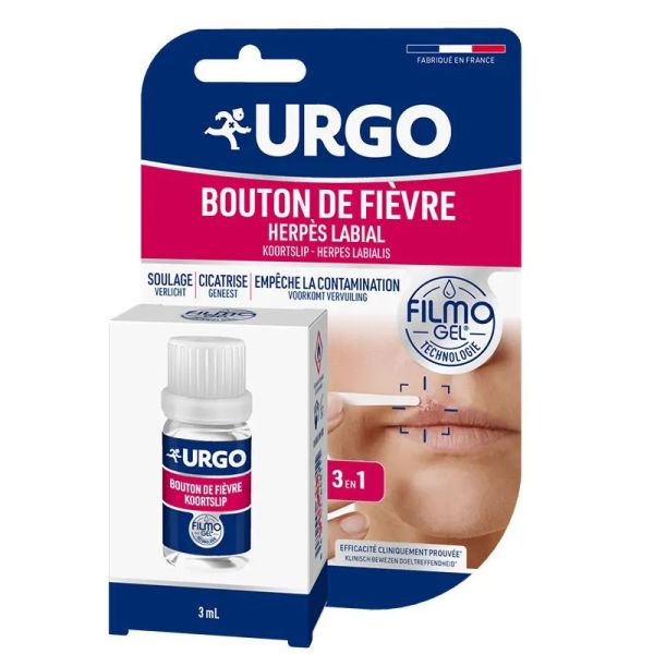 Urgo Filmogel bouton de fièvre herpès labial flacon 3ml