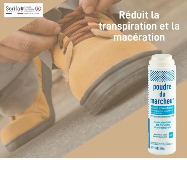 Poudre du Marcheur anti-transpirante 125g