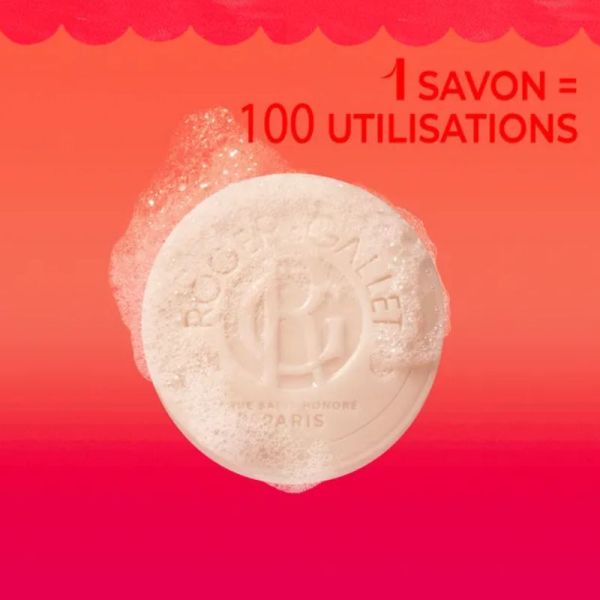 Roger & Gallet Gingembre Rouge 3 savons bienfaisants de 100g
