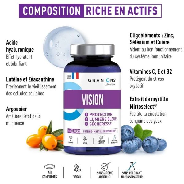 Granions Vision 50 comprimés