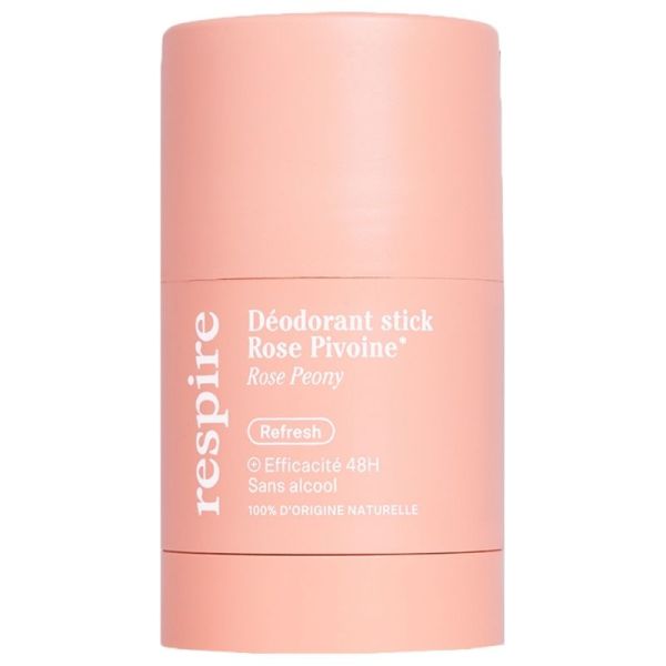 Respire Déodorant Stick Rose Pivoine Bio 50g