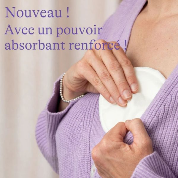 Lansinoh 4 coussinets d'allaitement lavables