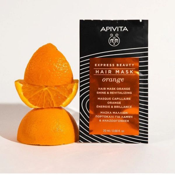 Apivita Express Beauty masque capillaire brillance er vitalité 20ml