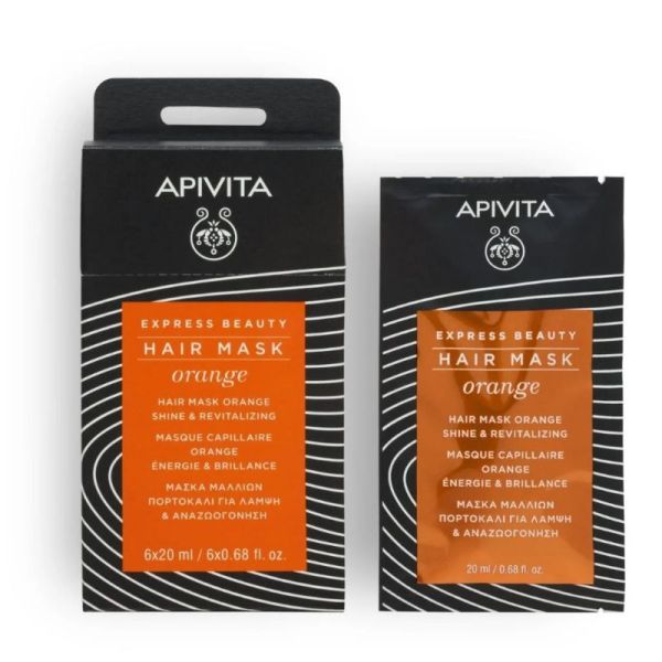 Apivita Express Beauty masque capillaire brillance er vitalité 20ml