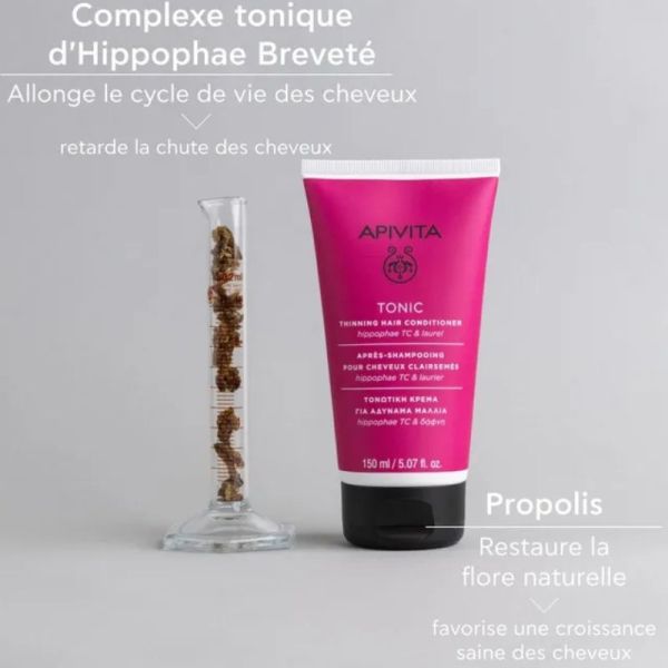 Apivita après-shampoing pour cheveux clairsemés 150ml