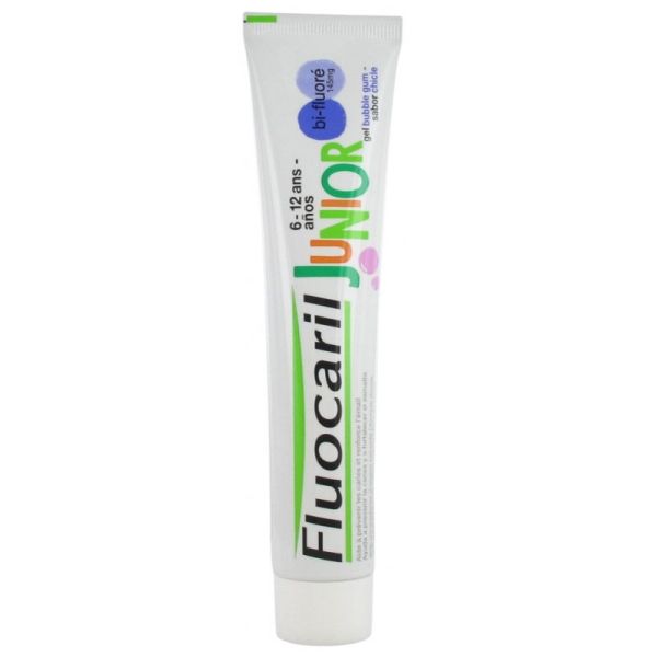 Fluocaril Junior dentifrice 6-12 ans gel bubble 75ml