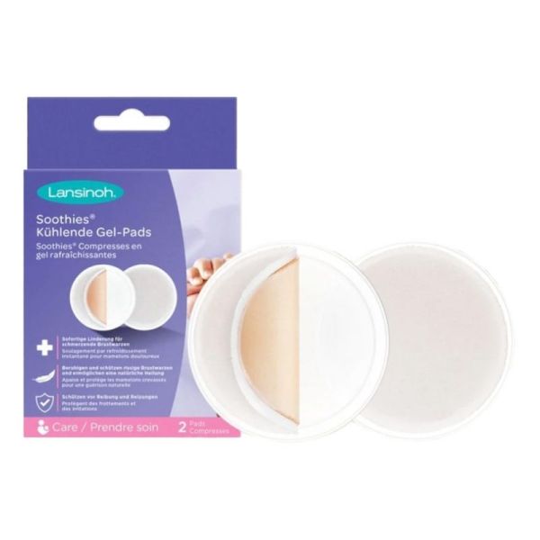 Lansinoh Soothies compresses en gel rafraîchissantes 2 compresses