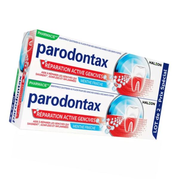 Parodontax Réparation Active cencives lot de 2 x 75 ml