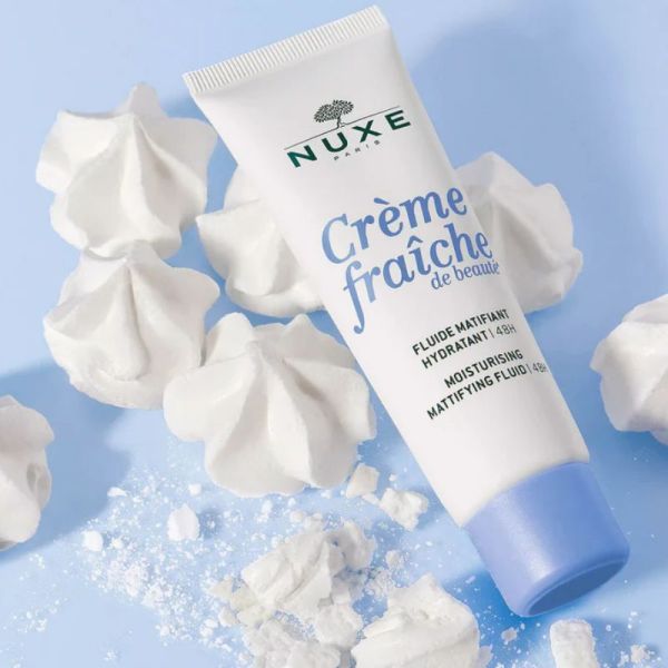 Nuxe Crème Fraîche de beauté fluide matifiant hydratant 48h 50ml
