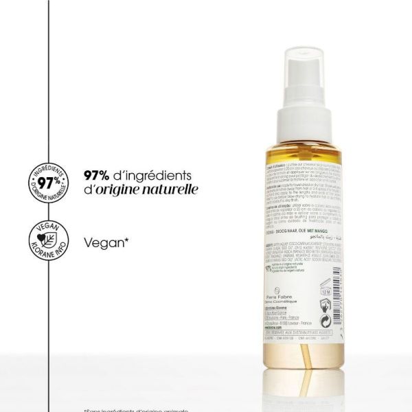 Klorane Mangue huile capillaire cheveux secs 100ml