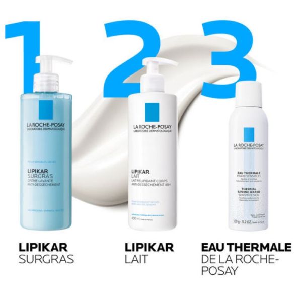 Roche Posay Lipikar surgras crème lavante anti dessèchement 750ml