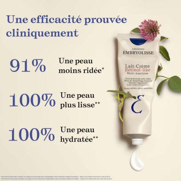Embryolisse lait-crème rétinol like multi-fonctions 75ml