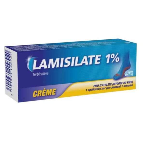 Lamisilate 1% crème Mycose du Pped 7,5g