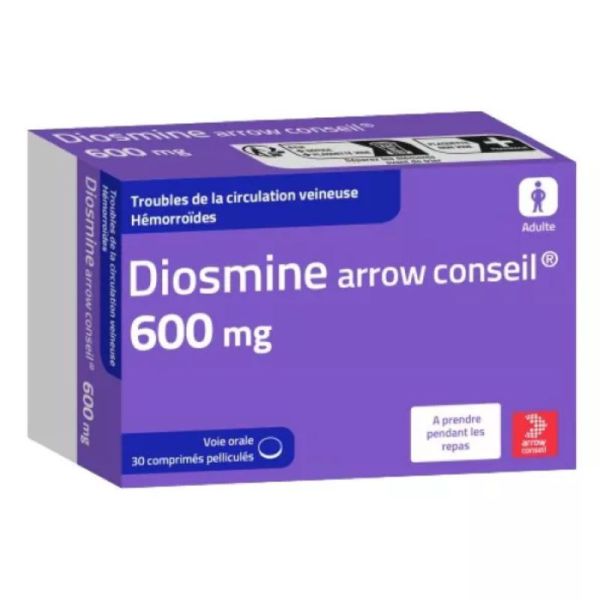 Arrow Diosmine 600mg 30 comprimés