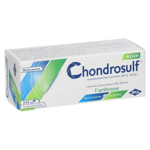 IBSA Chondrosulf 400 mg Arthrose 84 gélules